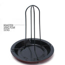 Upright Chicken Roaster Rack Non-stick Barbecue Grilling BBQ Accessories Ea Gw