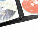 80-Discs Portable Leather Storage Bag Zippered Storage Case for CD DVD Hard R2X4