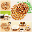 Bamboo Anti-Slip Insulation Kitchen Placemat Pad Dining Table Mat Coaster RPM