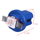 10pcs T5 B8.5D 5050 1SMD LED Dashboard Dash Gauge Instrument Light Bulbs Blue