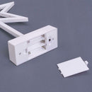 Star Shape LED Night Lamp White Frame Warm White Battery Power Xmas Decor
