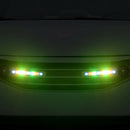 1 Pair LED Wind Powered Car DRL Lamp Daytime Running Lights (Multicolor)