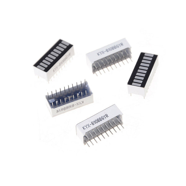 5pcs 10 Segment LED Bargraph Light Display Red Yellow Green B Bj