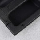 2x Black PP plastic recessed handle for guitar amp cabinet speaker 146*139mm M&E