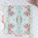 20PCS Napkins paper Decoupage Tissue Flowers Wedding Birthday DIY Decorat- OZ