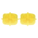 Set of 12 Universal Silicone Stretch Lids Expandable Food Storage Container