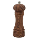 Wood Grain Pepper Grinder Herb Spice Mill Shaker Stainless Steel Core 6inch