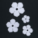 4pcs Metal Flowers DIY Cutting Dies Die Cut Stencil Decorative Scrapbooking