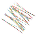 10Pcs Mini Micro JST 1.0 SH 1.0mm 4-Pin Connector Plug With Wires Cable 100 u^