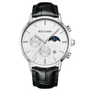 Belushi Multifunctional Waterproof Men'S Watch Sun Moon Leather Fashion 5 P A5Z7