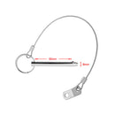 4pcs 5/16" Quick Release Pin Lanyard for Boat Sailing Bimini Top Deck Hinge