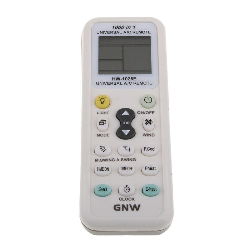 Universal Replacement HW-1028E LCD A/C Remote Control Controller