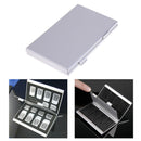 15in1 Aluminum SIM Micro Nano SIM cards Pin StorageBox Case HolderProtector A