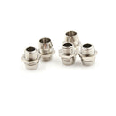 20pcs 3mm Round Chrome Metal LED Lamp Light Emitting Diode Bezel Holder FT