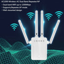 1200Mbps 2.4 / 5GHz 4 Antenna Wifi Repeater & Router Wireless Extender Home