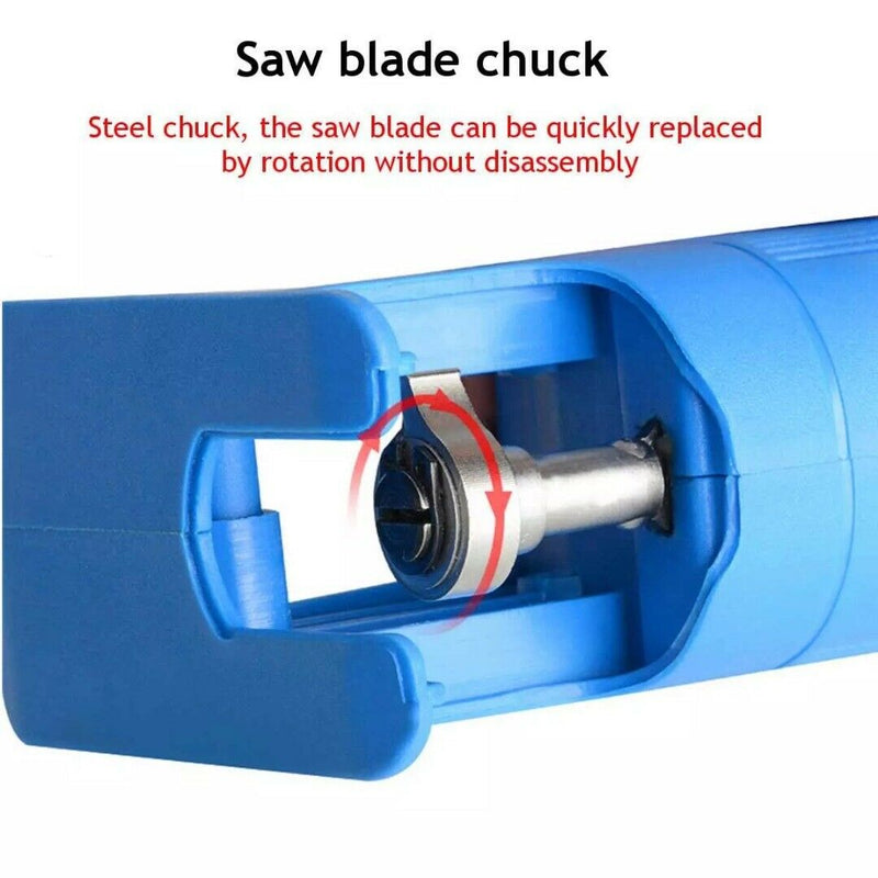 Cordless Electric Drill Reciprocating Saw Hand Metal Cutter Adapter Blade Kit