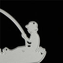 Go fishing Metal Cutting Dies Stencil for DIY Scrapbooking Album Cards Making FT