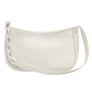 Pure Soft Leather Women Handbag Small Underarm Shoulder Totes Bag (Beige)
