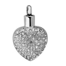 Crystal Heart Cremation Keepsake