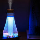 Humidifiers 500ml Portable USB Wishing Bottle Mist Spray Light Bar Dreaming