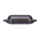 2pcs Retro Shell Pulls Iron Handle Knob for Drawer Cabinet Home with 4 Screws