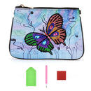 5D Diamond Butterfly Painting Clutch Bag Leather Purse Handbag DIY For Women