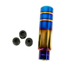 Bride Aluminum Burnt Blue Universal Gear Shift Shifter Knob Head 130mm T5M9