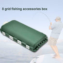 Fishing Tackle Box Fishing Hook 8 Compartment Storage Tackle Fishing Box B1K2