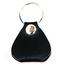 2pcs Black Round And Heart Shape Guitar Picks Pocket Holder Leather Case Ke O6P9