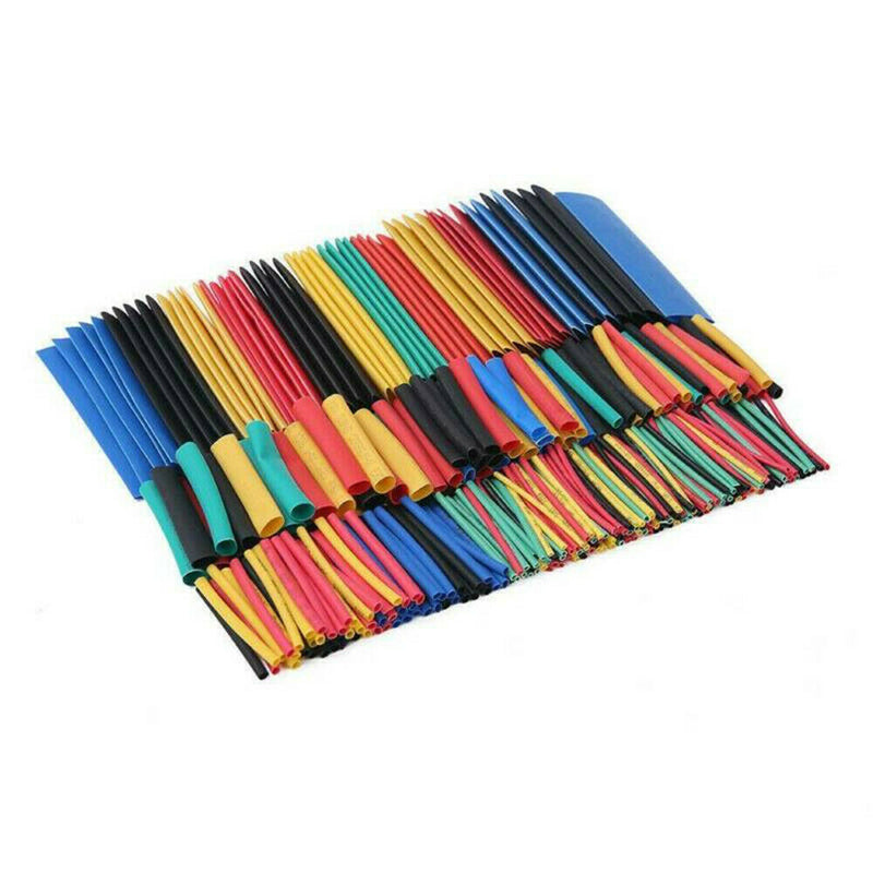 Heat Shrink Tubing Electric Insulation Tube Heat Shrink Wrap Cable Sleeve 328Pcs