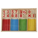 Baby Children Wooden Counting Math Game Mathematics Toys Kids Preschool Edu