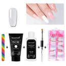 ibcccndc Poly Gel Varnish Set Nail Polish Polygel Kit Quick Builder Extensi D7G1