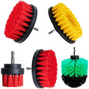 5Pcs Combination Drill Brush - 2 Inch 3.5 Inch 4 Inch 5 Inch Electric Scrub