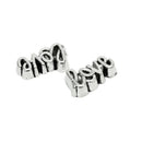 10x Love  Charm 0.9x0.5x0.2cm for Glass Living Memory Locket Pendant