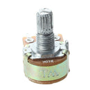 10pcs B10K Dual Stereo Potentiometer with 15mm Split Shaft N2M7