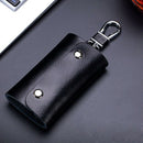 Bullcaptain Leather Men&Women Key Wallet Unisex Blocking Business Key Case