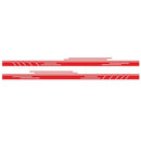 2pcs Vinyl Car Stickers Racing Long Stripe Auto Body Side Skirt Styling Decals