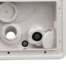 White Gravity City Water Inlet Fill Dish Hatch Lock RV Trailer