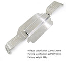 Stainless Steel Chassis Armor Set Axle Protector Plate for 1/10 RC Traxxas