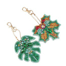 3pcs DIY Full Drill Special Shaped Diamond Painting Women Bag Key Chains
