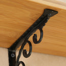 Aluminum Wall Shelf Bracket Angle Bracket Display for Home Office 15x12cm