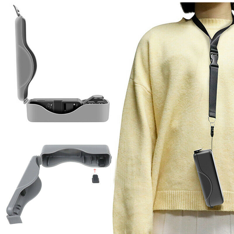 For DJI Osmo Pocket Camera Accessory Waterproof Storage Box Wrist Neck Lanyard