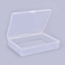 4pcs 10*7cm Transparent Plastic Boxes Playing Cards Container Storage CaseS Hn