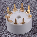 8pcs 9 pin PCB Vacuum Tube Socket fit for 12AX7 12AT7 12AU7 ECC83 E88CC Audio cn