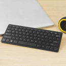 Black Ultra-thin Quiet Small Size 78 Keys Mini Multimedia USB PC Laptop Keyboard