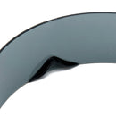 2 Pieces Fashion Futuristic Wrap Sunglasses Robotic Flat Top Glasses Eyewear