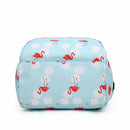 Bird Printing Mummy Maternity Nappy Backpacks Women Baby Care Bag (Blue) A