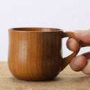 4pc Natural Jujube Wood Cup Tea Juice Mug Creative Tableware Drinkware