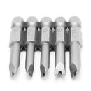 5 Pcs U4-U8 1/4 Inch S2 Hex Magnetic U Shaped Screwdriver Bits Tools Length 50mm