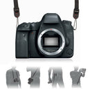 Adjustable Belt Quick Release DSLR Camera Cuff Wrist Belt +Leash Shoulder Strap
